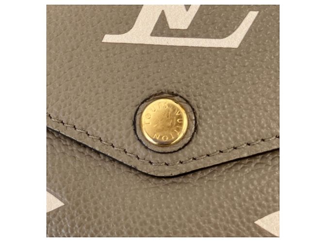 Sarah Cartera Larga Louis Vuitton Monogram Empreinte Gris - vista 7
