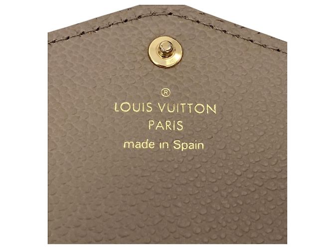 Sarah Cartera Larga Louis Vuitton Monogram Empreinte Gris - vista 9