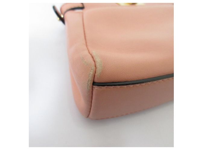 Fendi Micro Peekaboo 2-Way Schultertasche Pink - Ansicht 16