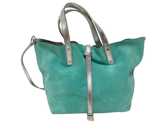 Autre Marque Borsa Tote Reversibile Tiffany Blu - vista 2