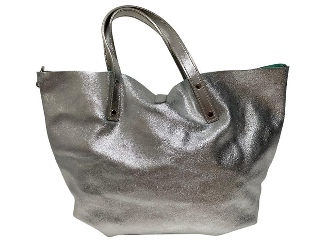 Autre Marque Borsa Tote Reversibile Tiffany Blu - vista 5
