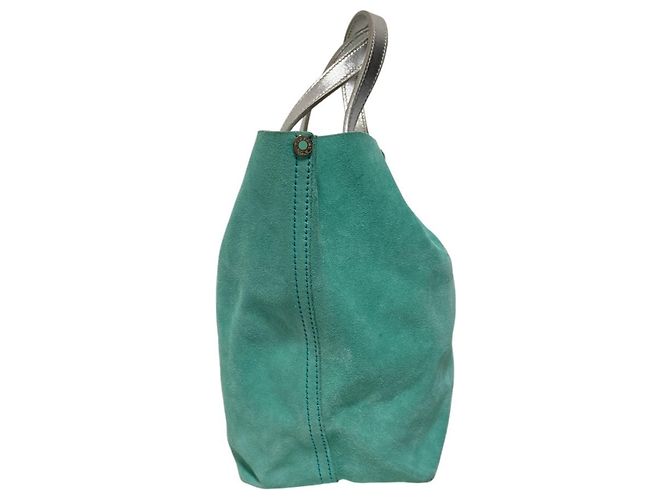 Autre Marque Borsa Tote Reversibile Tiffany Blu - vista 6