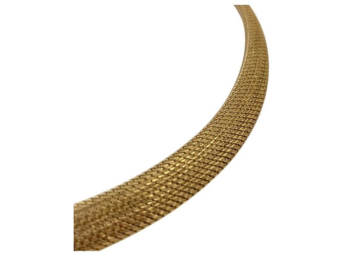 Collana choker vintage Christian Dior con strass D'oro - vista 6