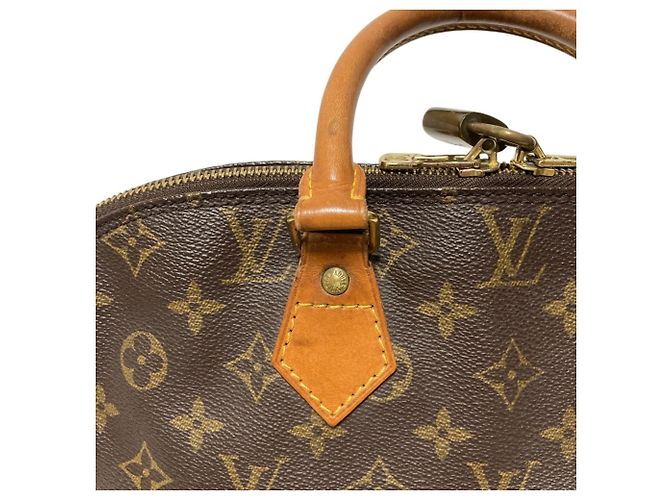 Bolsa Louis Vuitton Alma MM Monogram Marrom - vista 11