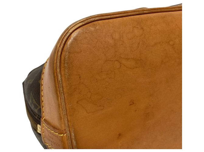 Bolsa Louis Vuitton Alma MM Monogram Marrom - vista 13