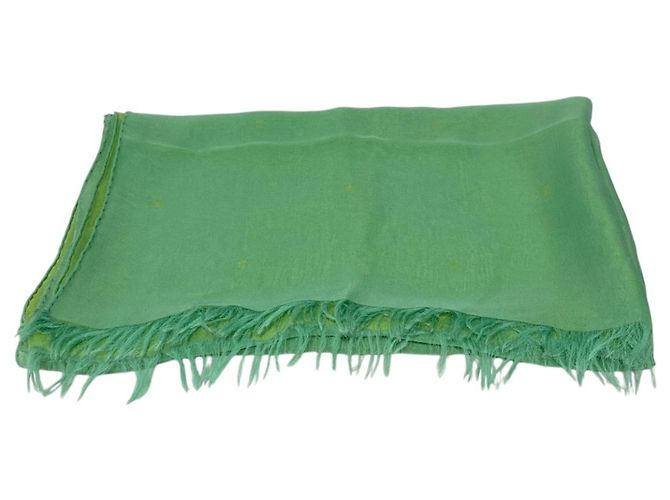Hermès Hermes Silk Sheer Stole Green - view 2
