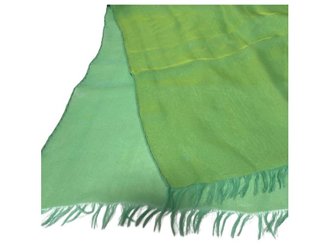 Hermès Hermes Silk Sheer Stole Green - view 3