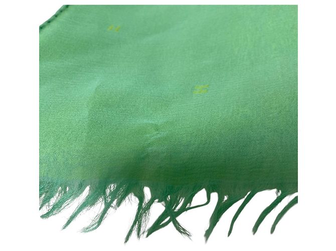 Hermès Hermes Silk Sheer Stole Green - view 4