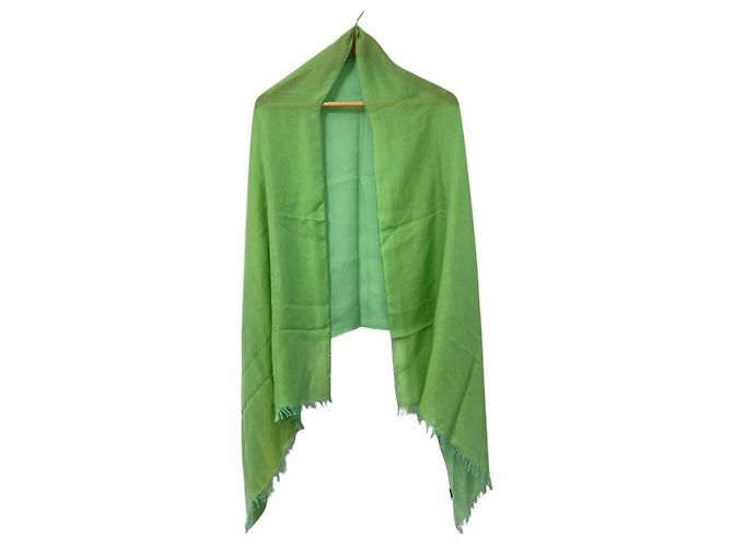 Hermès Hermes Silk Sheer Stole Green - view 7