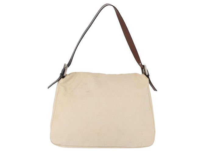 Fendi Fendi mamma baguette monogram small Beige - vista 2