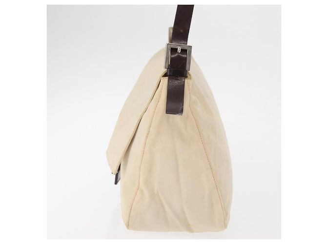 Fendi Fendi mamma baguette monogram small Beige - vista 3