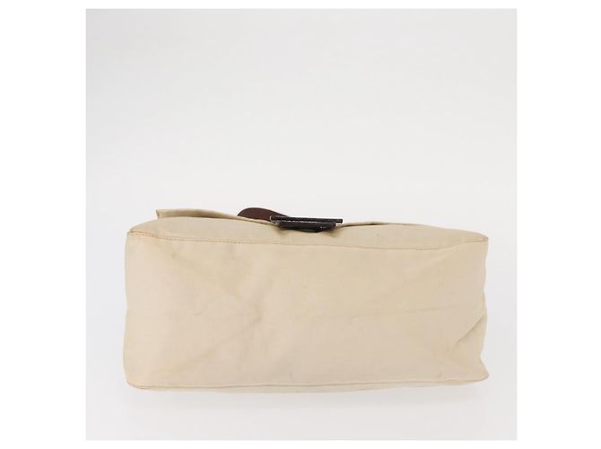 Fendi Fendi mamma baguette monogram small Beige - vista 5