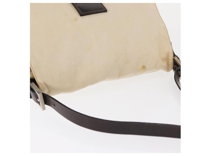 Fendi Fendi mamma baguette monogram small Beige - vista 6