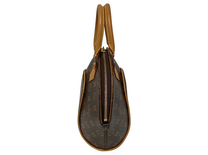 Borsa Tote Louis Vuitton Ellipse PM Monogram Marrone - vista 3