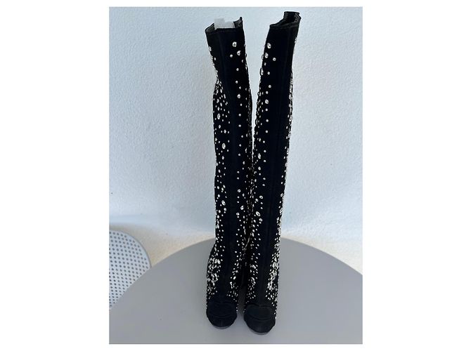 Zadig & Voltaire Stivali Santa High Dream Studs Neri Nero - vista 11