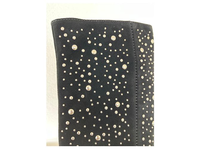 Zadig & Voltaire Stivali Santa High Dream Studs Neri Nero - vista 12