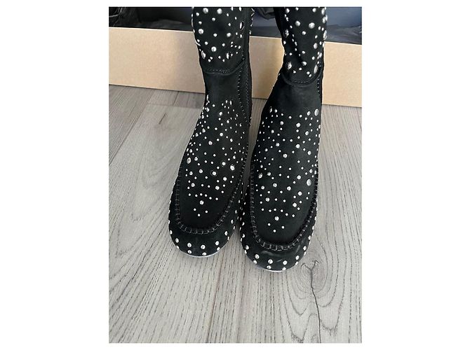 Zadig & Voltaire Stivali Santa High Dream Studs Neri Nero - vista 4