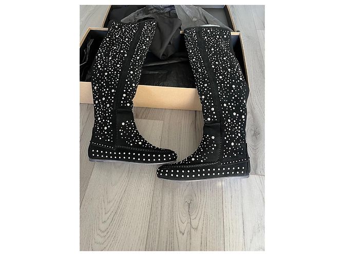 Zadig & Voltaire Stivali Santa High Dream Studs Neri Nero - vista 6