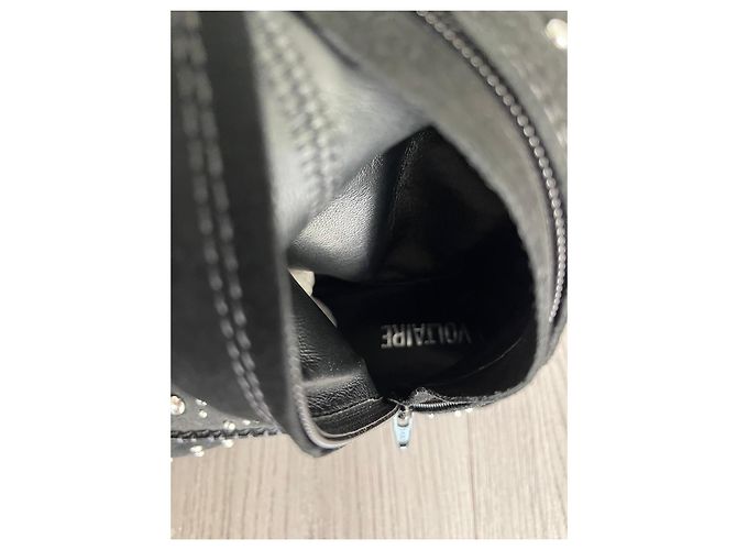 Zadig & Voltaire Stivali Santa High Dream Studs Neri Nero - vista 8