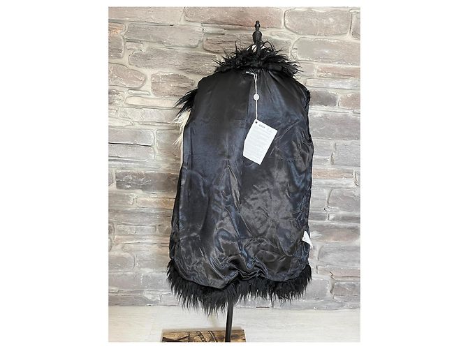 Autre Marque Abrigo de piel sintética degradado negro y blanco Oui, Odile! Gris - vista 7
