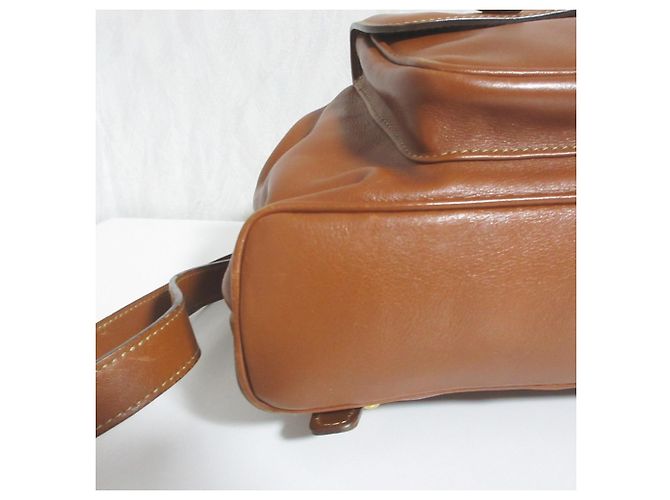 Gucci Bamboo Leder Mini-Rucksack Braun - vue 12