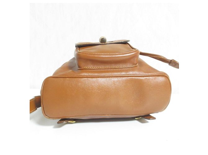 Gucci Bamboo Leder Mini-Rucksack Braun - vue 5