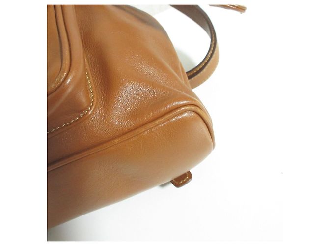 Gucci Bamboo Leder Mini-Rucksack Braun - vue 6