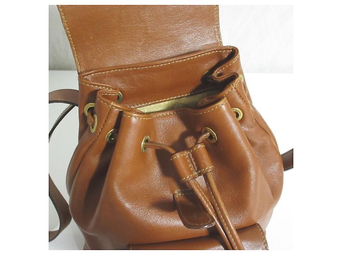 Gucci Bamboo Leder Mini-Rucksack Braun - vue 7