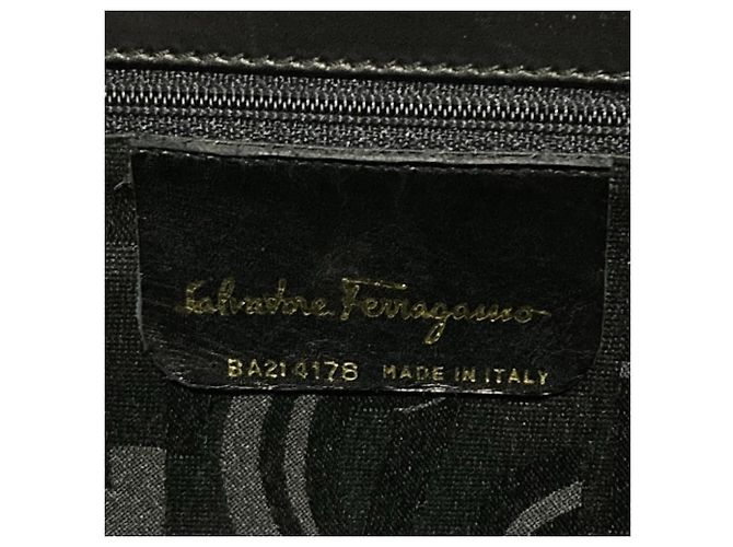 Borsa 2-way Salvatore Ferragamo Vara Ribbon Nero - vista 14