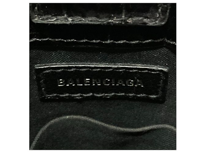 Everyday Borsa a tracolla Balenciaga Black Shopping Phone Holder Nero - vista 11