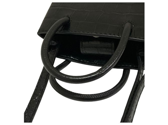 Everyday Borsa a tracolla Balenciaga Black Shopping Phone Holder Nero - vista 5