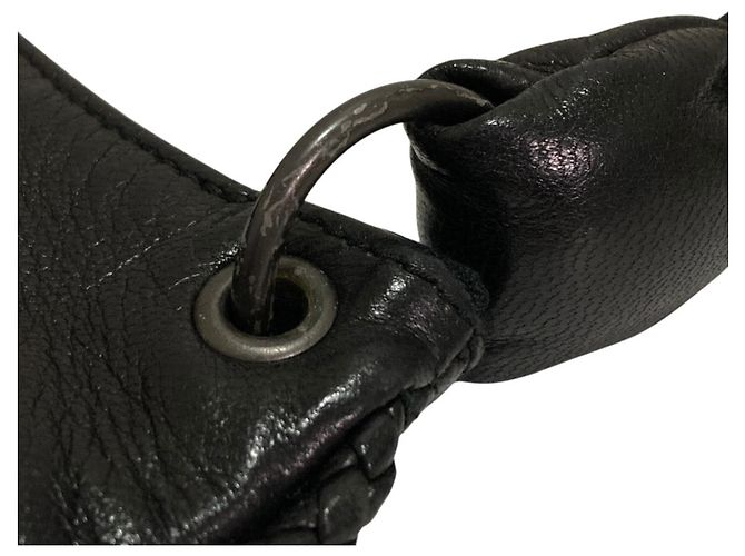 Mini borsa a mano in pelle Bottega Veneta Nero - vista 10