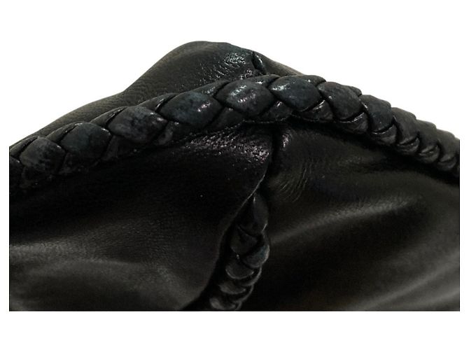 Mini borsa a mano in pelle Bottega Veneta Nero - vista 13