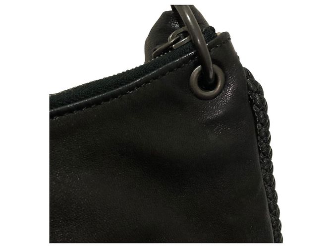 Mini borsa a mano in pelle Bottega Veneta Nero - vista 14