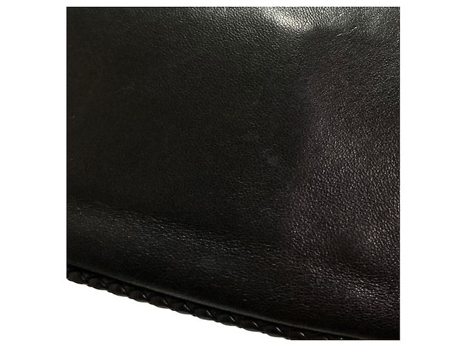 Mini borsa a mano in pelle Bottega Veneta Nero - vista 15