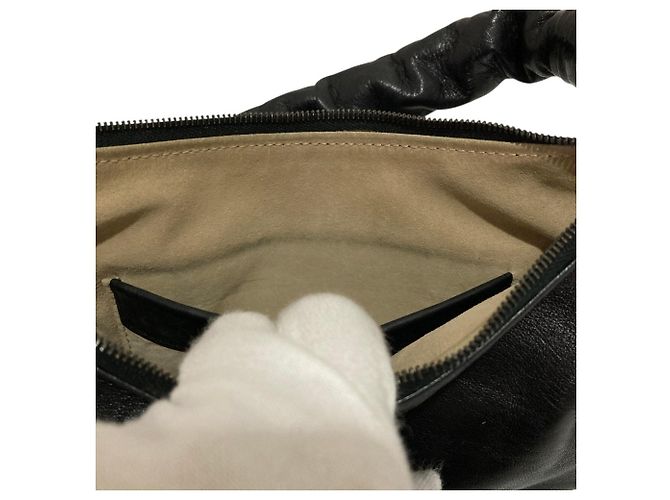 Mini borsa a mano in pelle Bottega Veneta Nero - vista 16