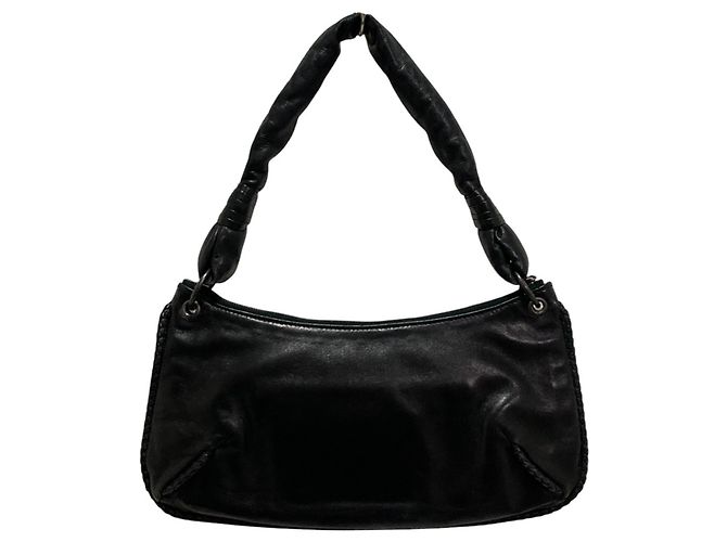 Mini borsa a mano in pelle Bottega Veneta Nero - vista 3