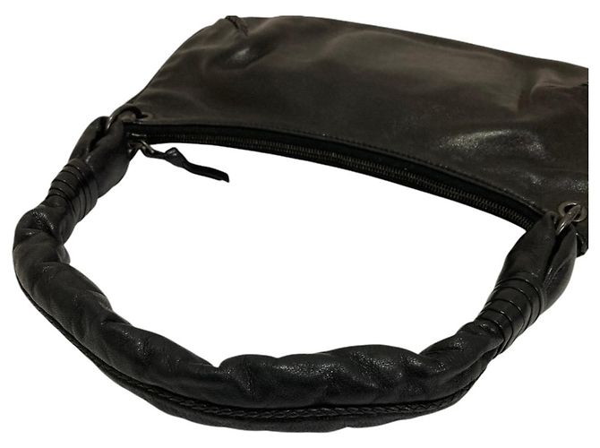 Mini borsa a mano in pelle Bottega Veneta Nero - vista 6