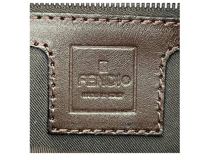 Fendi Zucca Pattern Mamma Bucket Handtasche Braun - Ansicht 12