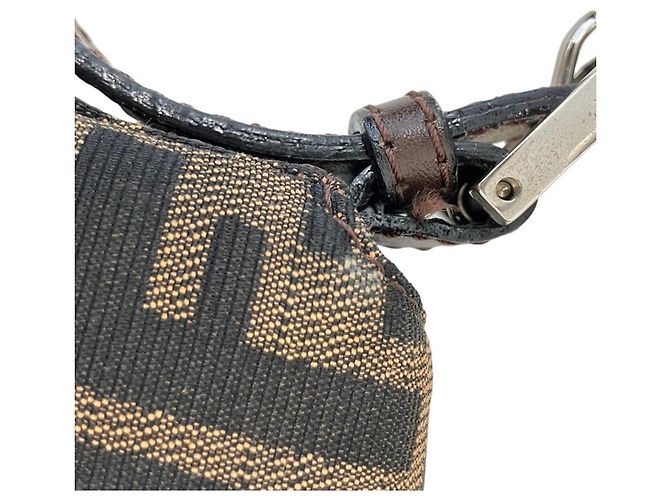 Fendi Zucca Pattern Mamma Bucket Handtasche Braun - Ansicht 14