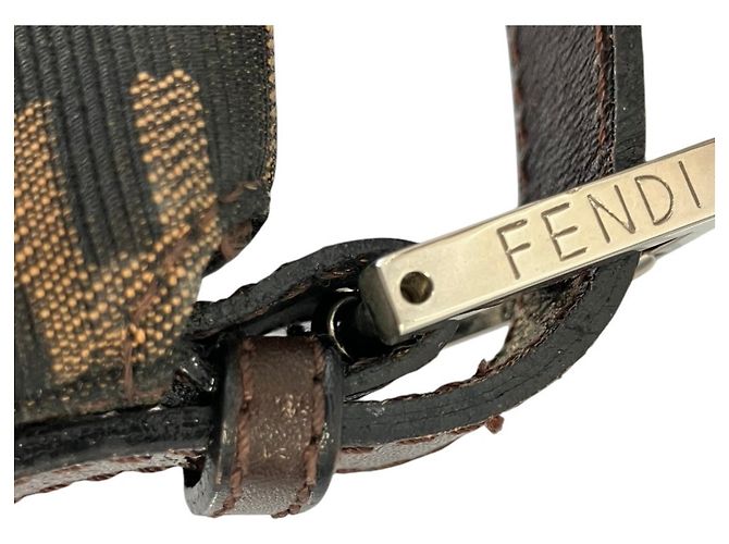 Fendi Zucca Pattern Mamma Bucket Handtasche Braun - Ansicht 15