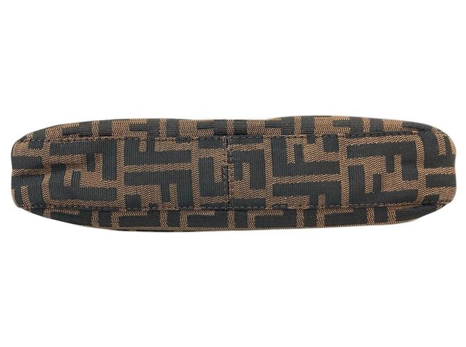 Fendi Zucca Pattern Mamma Bucket Handtasche Braun - Ansicht 5