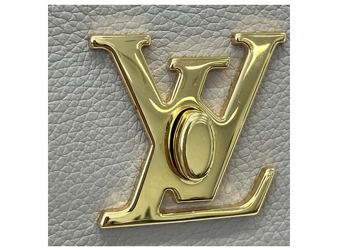 Borsa a tracolla con catena Louis Vuitton Lockme Ever Mini Grigio - vista 12