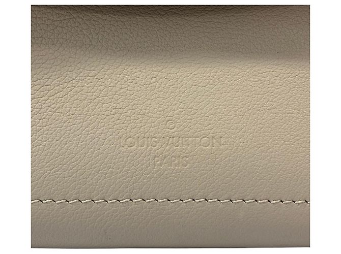 Borsa a tracolla con catena Louis Vuitton Lockme Ever Mini Grigio - vista 15