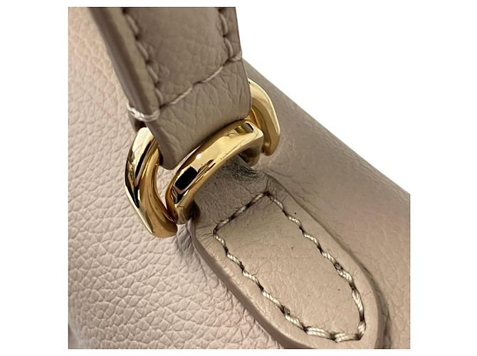 Borsa a tracolla con catena Louis Vuitton Lockme Ever Mini Grigio - vista 18
