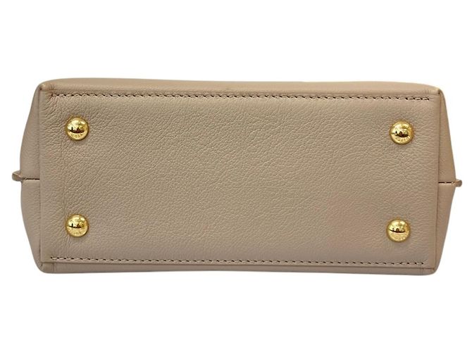 Borsa a tracolla con catena Louis Vuitton Lockme Ever Mini Grigio - vista 5