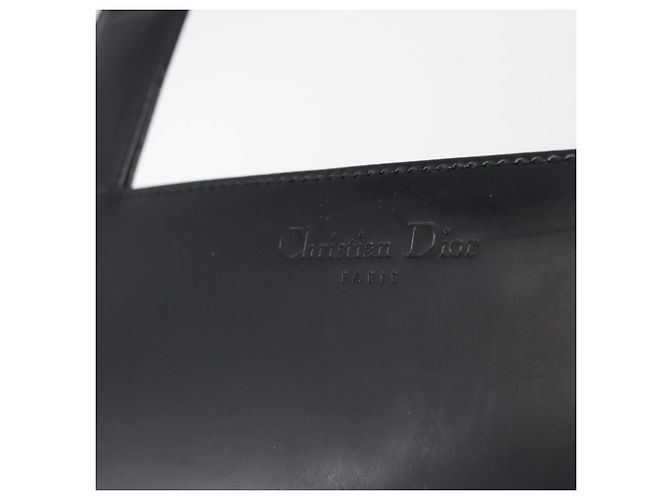 Sac à épaule Christian Dior Vernis Noir Argent Auth gh2387 Argenté - vue 15