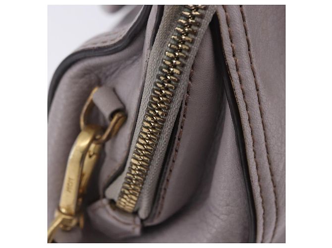 MCM Handtasche Leder 2way Grau Gold Auth 203213 Braun Golden - Ansicht 10