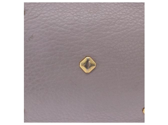 MCM Handtasche Leder 2way Grau Gold Auth 203213 Braun Golden - Ansicht 19