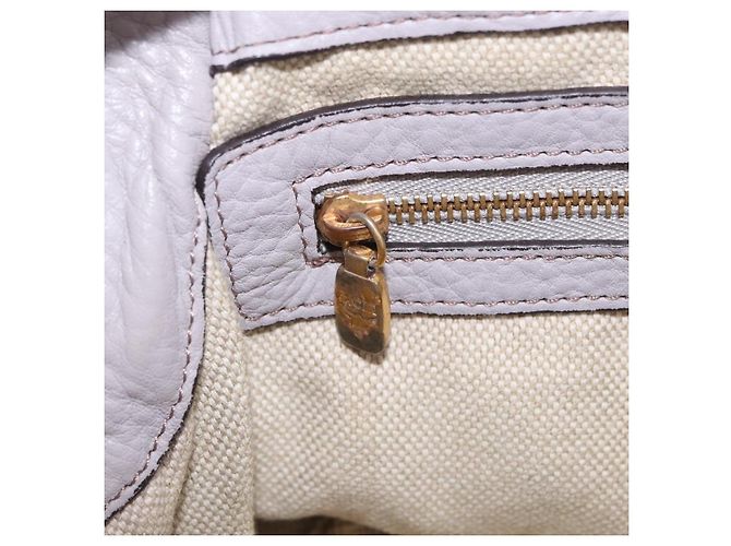 MCM Handtasche Leder 2way Grau Gold Auth 203213 Braun Golden - Ansicht 34